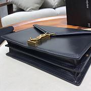 YSL CASSANDRA Calfskin Leather Bag Black - 4