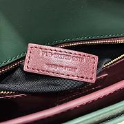 YSL CASSANDRA Calfskin Leather Bag Green - 2