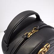 GUCCI GG Marmont quilted leather backpack 476671 Black - 4