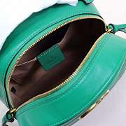 GUCCI GG Marmont quilted leather backpack 476671 Green - 3
