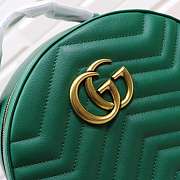 GUCCI GG Marmont quilted leather backpack 476671 Green - 2