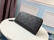 LV Zippy Wallet M58429 Mahina Leather Black - 5