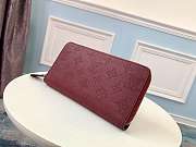 LV Zippy Wallet M58429 Mahina Leather Red - 3