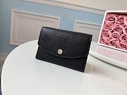 Louis Vuitton Mashona Leather ANAÉ COIN PURSE Black - 1