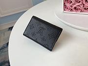 Louis Vuitton Mashona Leather ANAÉ COIN PURSE Black - 6