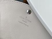Louis Vuitton Mashona Leather ANAÉ COIN PURSE White - 2