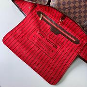 Louis Vuitton Neverfull Damier Ebene GM N41357 Red - 2