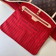 Louis Vuitton Neverfull shopping bag M41177 Monogram with red - 5
