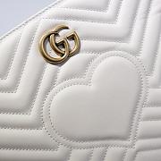 Gucci Women GG Marmont matelassé clutch White 448450 - 6