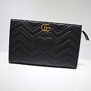 Gucci Women GG Marmont matelassé clutch Black 448450 - 1