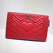 Gucci Women GG Marmont matelassé clutch Red 448450 - 1
