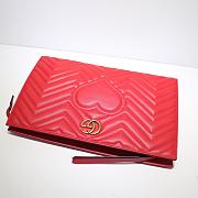 Gucci Women GG Marmont matelassé clutch Red 448450 - 2