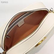 Gucci Marmont Medium Shoulder Bag White 443499 - 2
