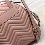 GUCCI GG Marmont Quilted Leather Backpack 476671 Pink - 3