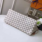 Louis Vuitton Original Neverfull N41605 White Grid With Pink - 5
