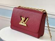Louis Vuitton Twist MM M25229 Red Size 23 x 17 x 9.5 cm - 1
