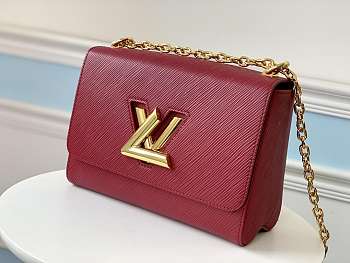 Louis Vuitton Twist MM M25229 Red Size 23 x 17 x 9.5 cm