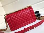 Chanel Leboy Caviar 25cm Red gold haraware - 6