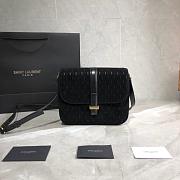 YSL MONOGRAM ALL OVER 568604 Black - 1