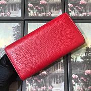 GG Marmont continental wallet 400586 Red - 3