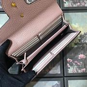 GG Marmont continental wallet 400586 Pink - 6