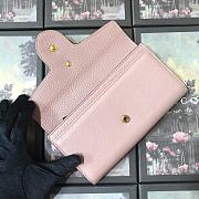 GG Marmont continental wallet 400586 Pink - 3