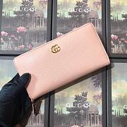 Gucci Leather zip around wallet Pink - 1