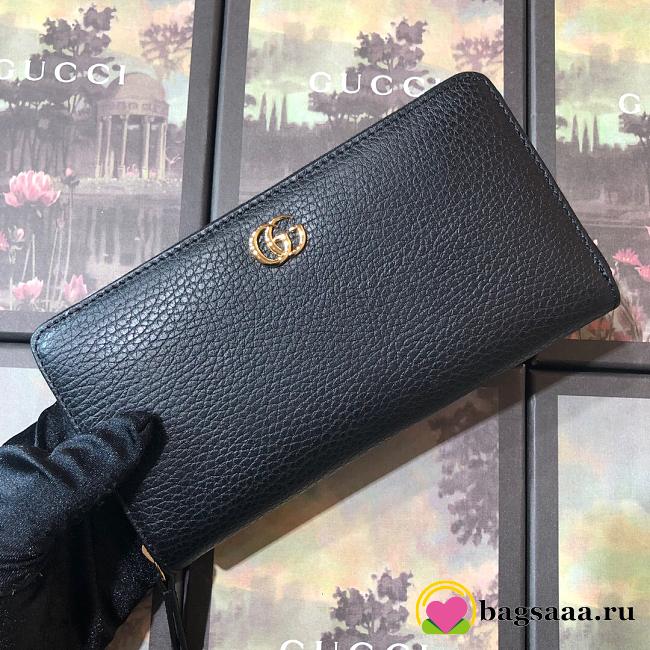 Gucci Leather zip around wallet Black - 1