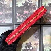 Gucci Leather zip around wallet Red - 6