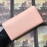 GG Marmont leather continental wallet Pink - 3