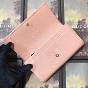 GG Marmont leather continental wallet Pink - 6