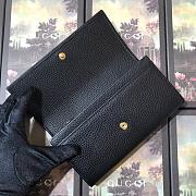 GG Marmont leather continental wallet Black - 3