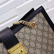 Gucci Padlock medium GG tote bag Black 479197 - 3