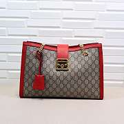 Gucci Padlock medium GG tote bag Red 479197 - 1