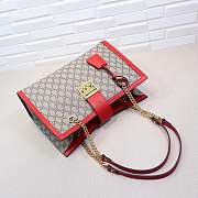 Gucci Padlock medium GG tote bag Red 479197 - 4