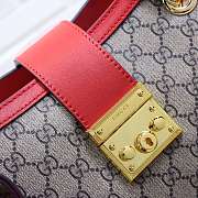 Gucci Padlock medium GG tote bag Red 479197 - 5