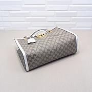 Gucci Padlock medium GG Tote bag White 479197 - 3