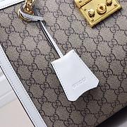 Gucci Padlock medium GG Tote bag White 479197 - 5