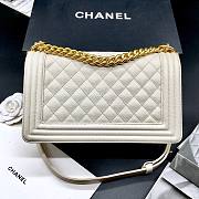 Chanel Leboy bag Caviar 25cm White - 4
