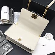 Chanel Leboy bag Caviar 25cm White - 3