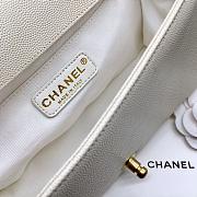 Chanel Leboy bag Caviar 25cm White - 6