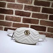 GG Marmont matelassé leather belt White bag 476434 - 1