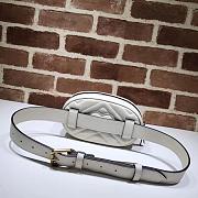 GG Marmont matelassé leather belt White bag 476434 - 6