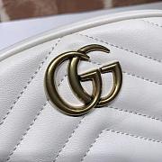 GG Marmont matelassé leather belt White bag 476434 - 5