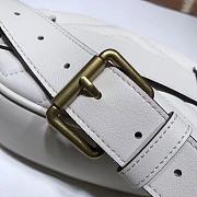 GG Marmont matelassé leather belt White bag 476434 - 4
