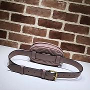 GG Marmont matelassé leather belt Pink bag 476434 - 4