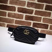 GG Marmont matelassé leather belt Black bag 476434 - 1