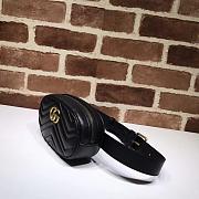 GG Marmont matelassé leather belt Black bag 476434 - 4