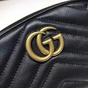 GG Marmont matelassé leather belt Black bag 476434 - 5