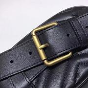 GG Marmont matelassé leather belt Black bag 476434 - 6